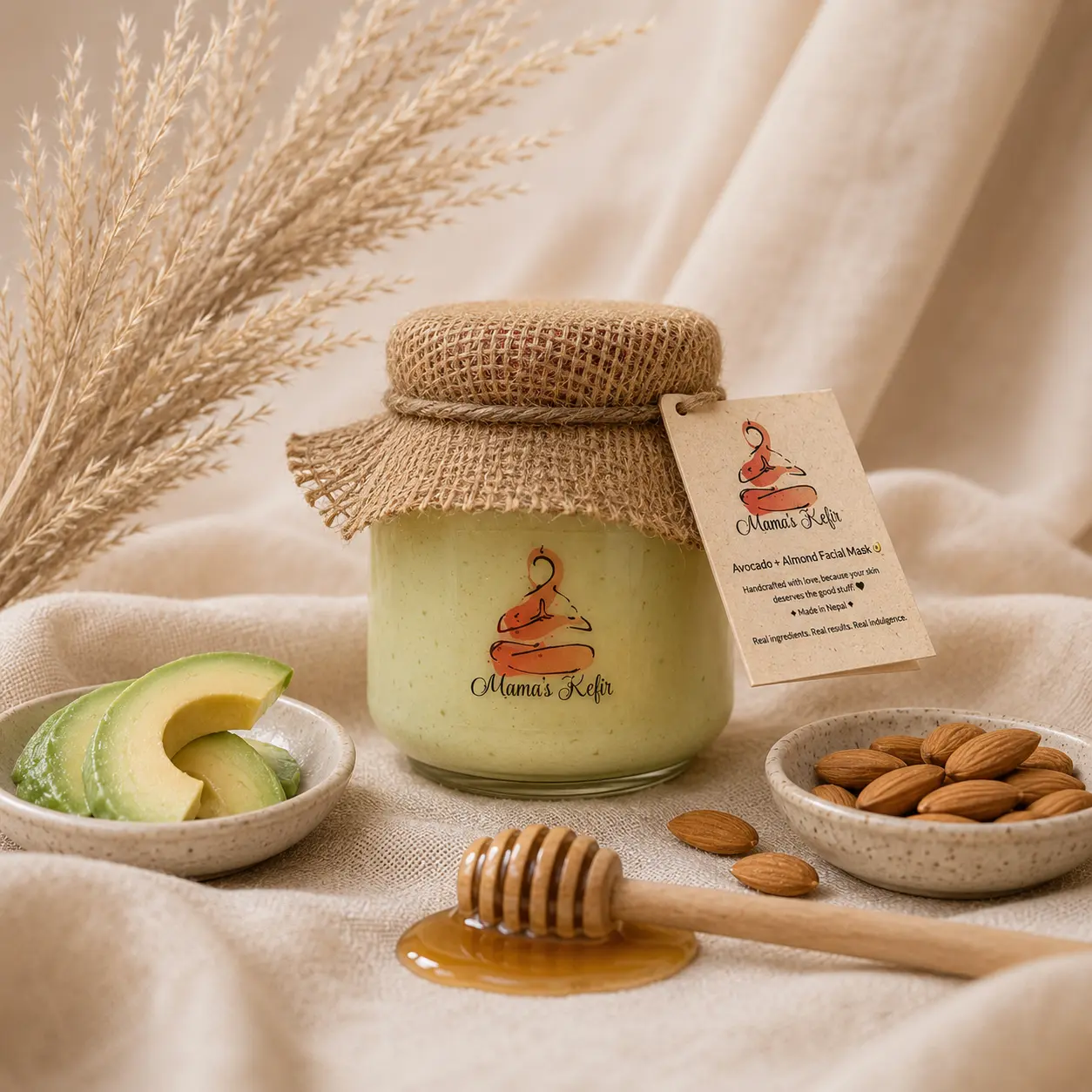 Avocado + Almond Facemask — product photo 2 of 5
