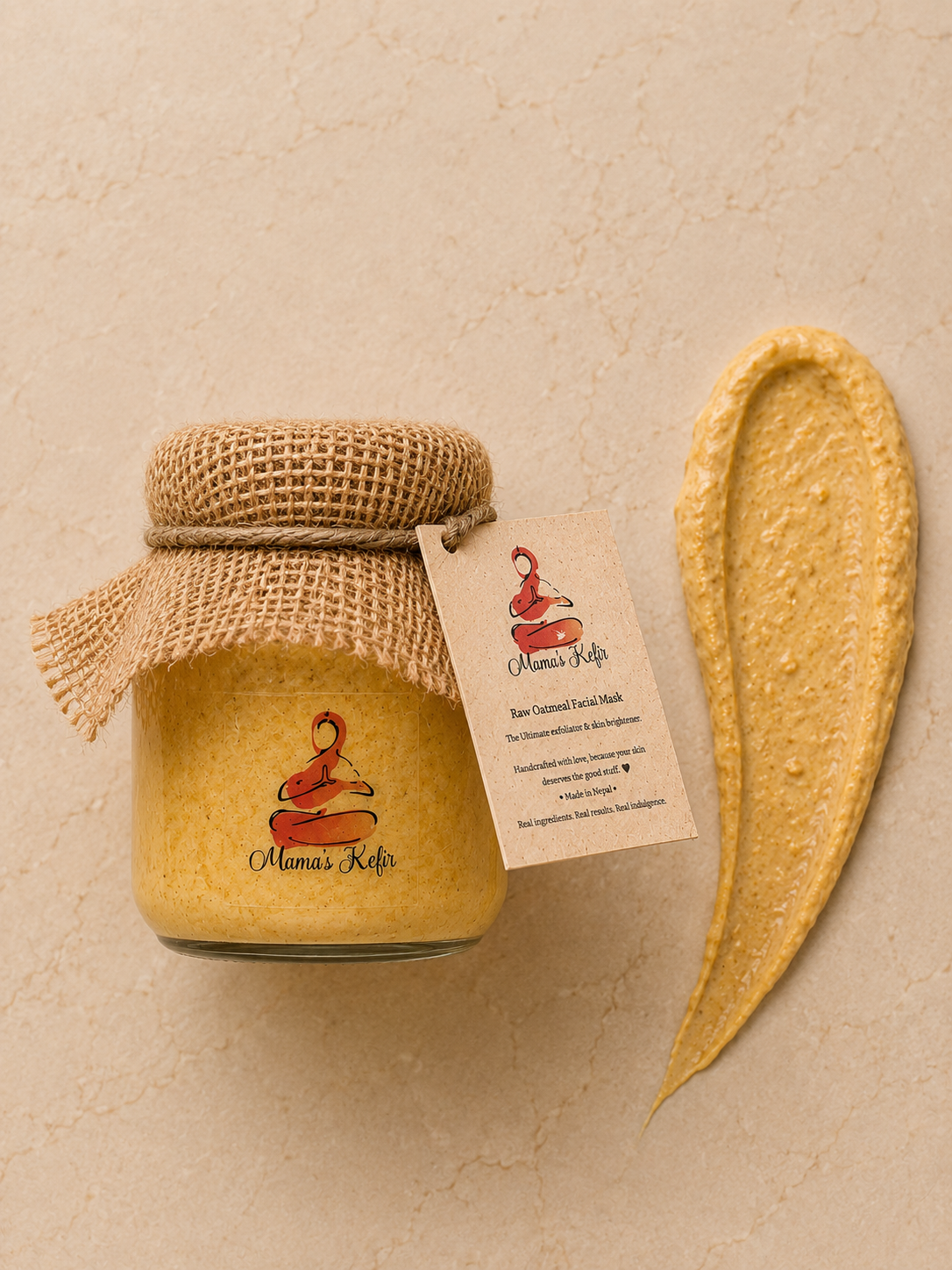 Raw Oatmeal Facemask — product photo 3 of 5